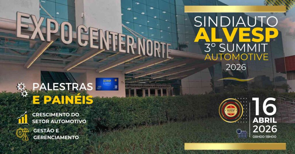 Mercado de veículos usados mantém ritmo de alta em fevereiro e acumula crescimento de 16% em 2026. 3 summit2026capasympla 3